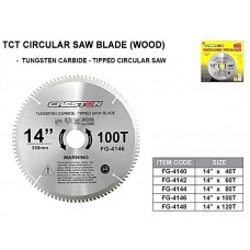 Creston FG-4146 Tungsten Carbide-Tipped Circular Saw Blade (Wood) 14" x 100T